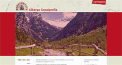 Desktop Screenshot of genzianellavalmasino.com
